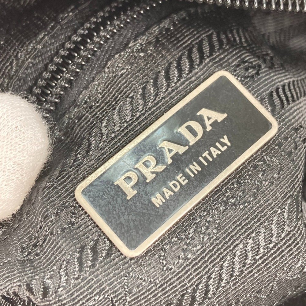 PRADA Black Pochette Shoulder Bag - Picture 13 of 16